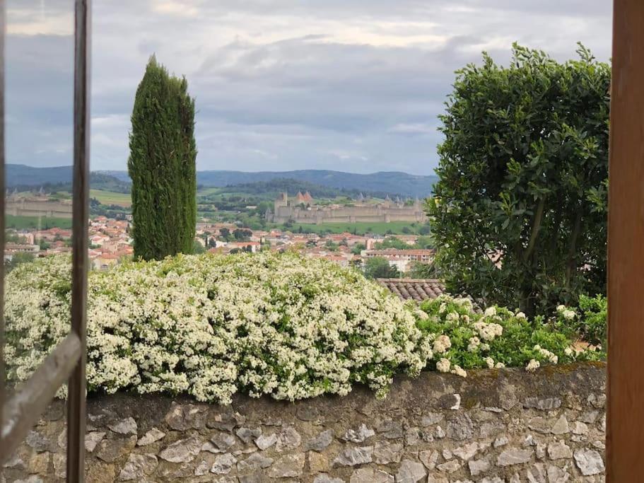 Maison De Charme Avec Vue Sur La Cite Medievale. Carcassonne Extérieur photo